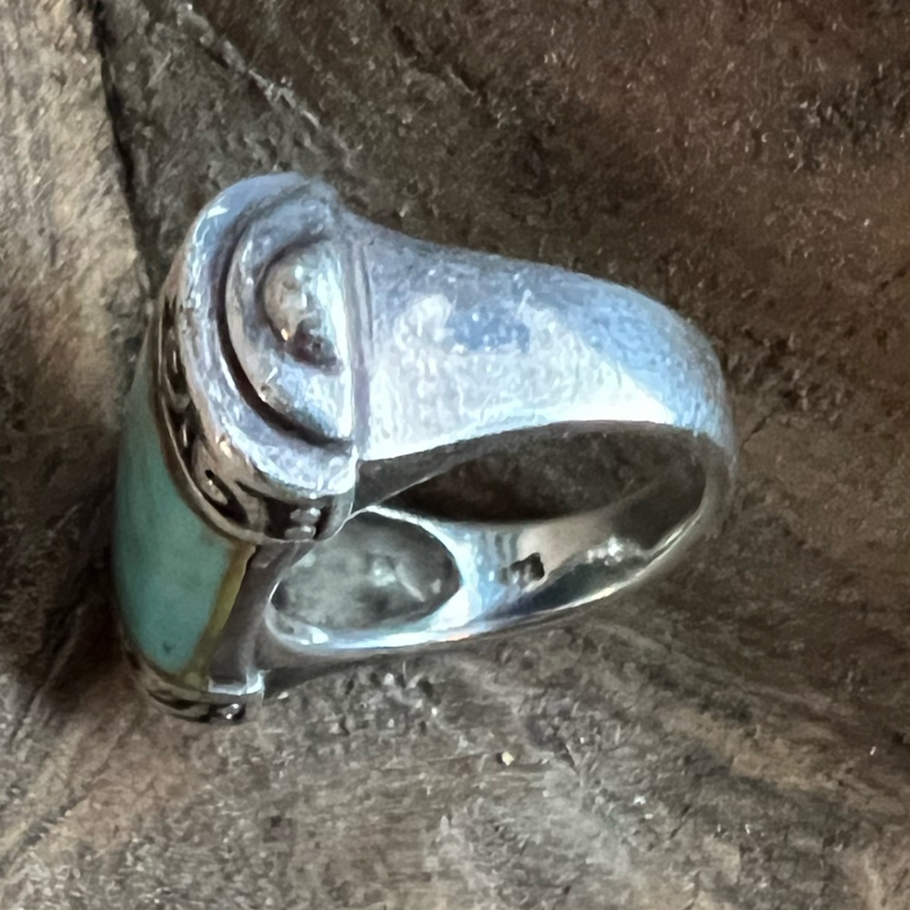 Vintage Turquoise Ring - Picture 6 of 7